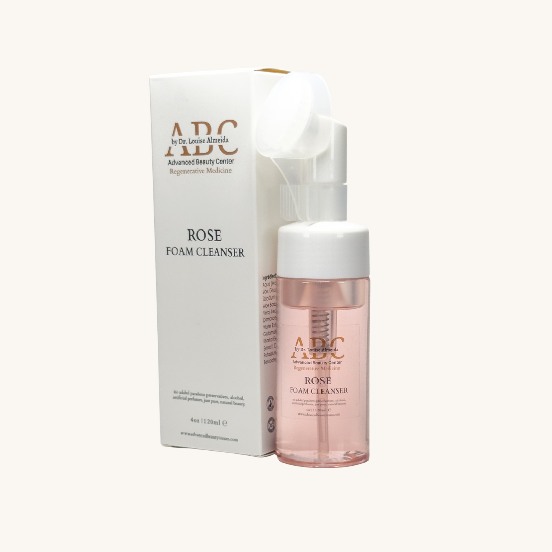 Rose Foam Facial Cleanser — Deep Cleanse & Makeup Remover